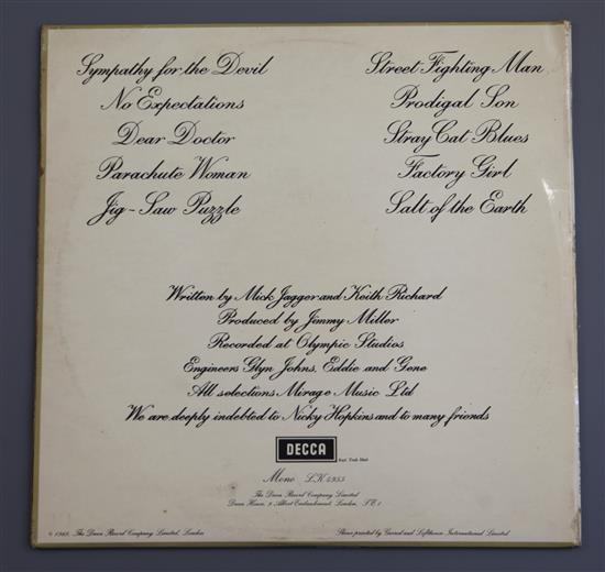 The Rolling Stones: Beggars Banquet, LK 4955, VG+ -VG+